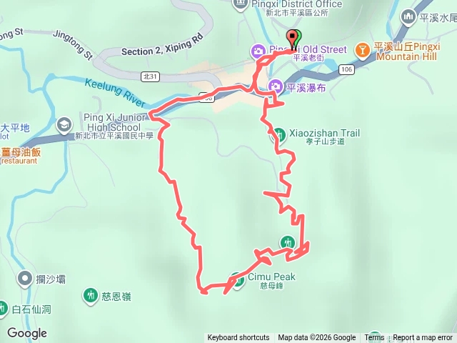 2026微笑山線大縱走尋寶集章任務微笑山線：【五分山系】平溪小黃山段（孝子山，普陀山，慈母峰）預覽圖