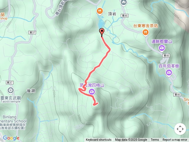 頂岩灣四格山