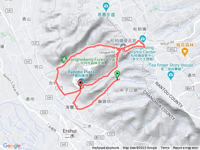 松柏嶺登廟步道坑內坑步道豐柏步道O型連走