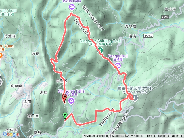 聖人橋下聖人瀑布十峰大O走