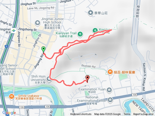 仙跡岩至考試院