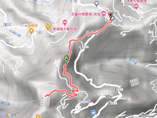 後棟仔上大尖山（福德宮起登）