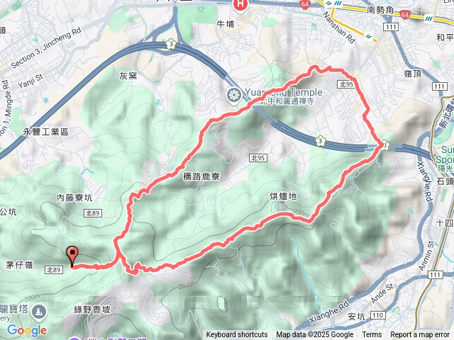 微笑山線：【天上山系】烘爐地土地公段