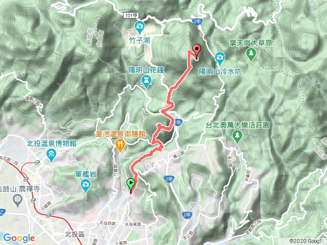 天母古道到紗帽到七星主到東峰