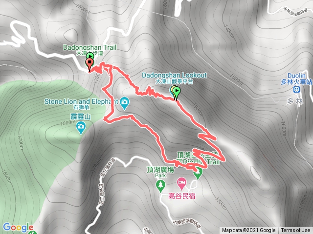 頂湖與大凍山之旅