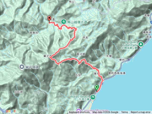 外澳，石空山，太和山，鶯子嶺山，坪溪山，灣潭預覽圖