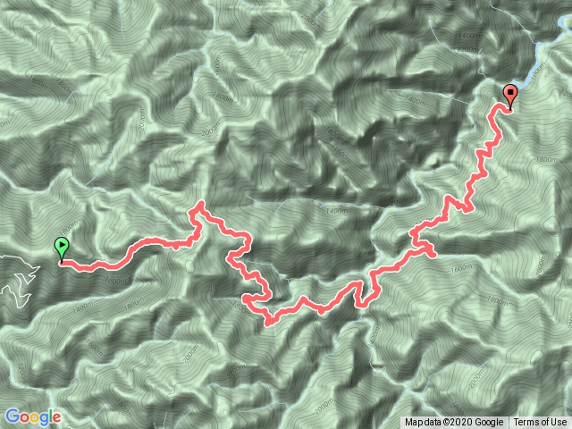 霞客羅古道石鹿~養老縱走