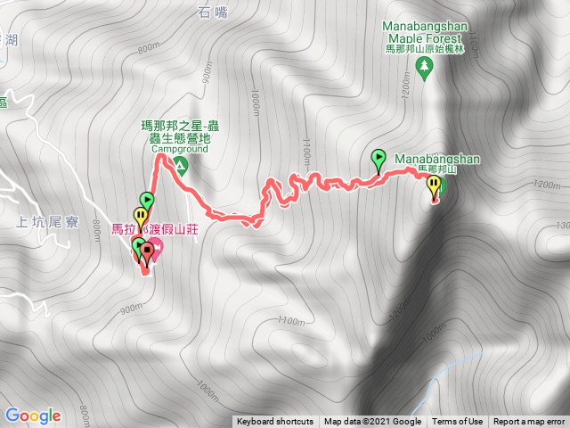 馬拉邦山天然湖登山口