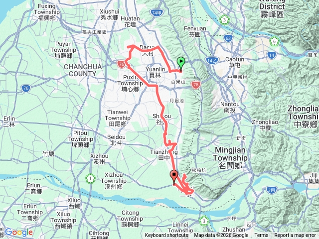 115-03-06彰化大庄+大路畔+崙雅+崁頂+二八水+大棚山