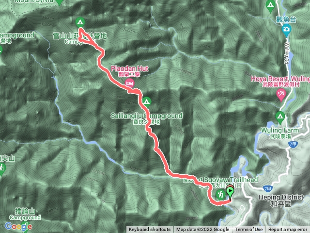志佳陽大山雪山南峰2日