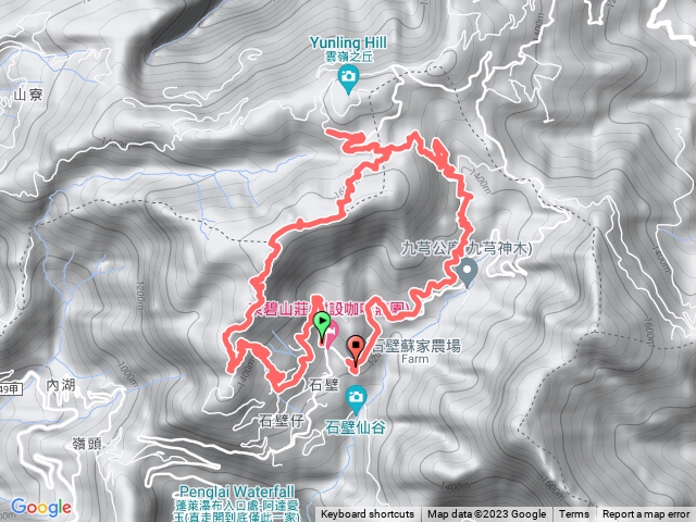 中秋雲嶺之丘健行