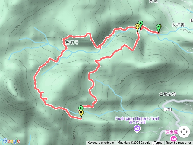 鹿堀坪古道、富士坪大草原、富士坪古道