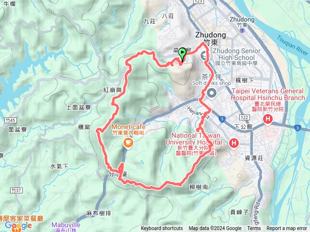 竹東三山O（樹杞林山-新具庒山-員崠子山）