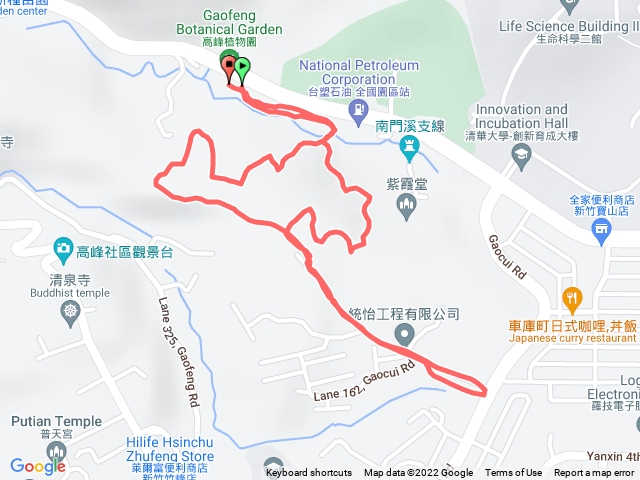 高峰植物園布步道