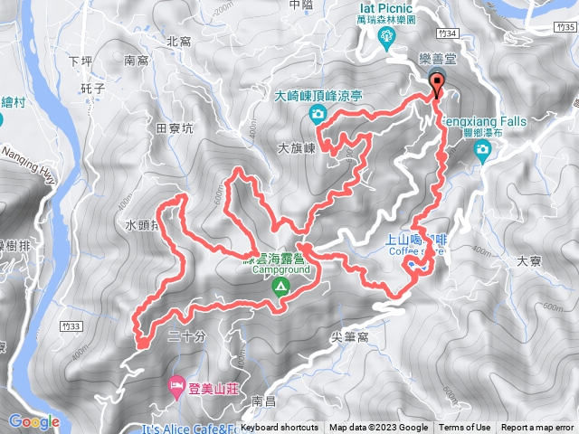 大山背山 橫山五連峰騎龍山環O型縱走