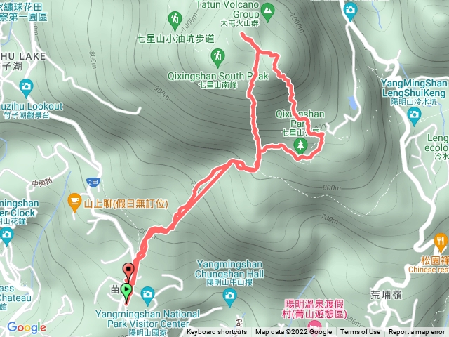 苗圃-七星山主峰-七星公園-苗圃