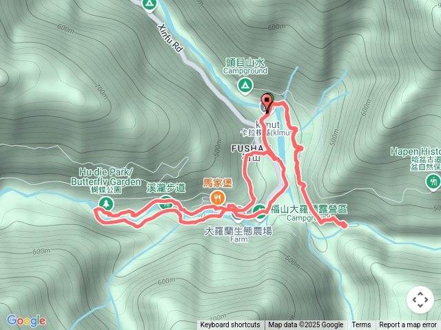 卡拉莫基步道-雅岸步道-古圳步道-溪瀧步道