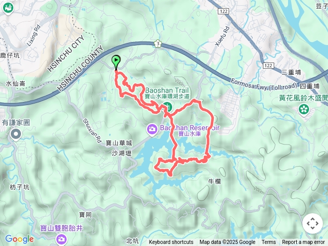 寶山水庫10連峰