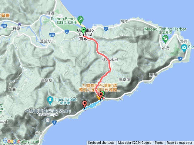 福隆車站、嶐嶺古道、草嶺隧道南口、石城車站預覽圖