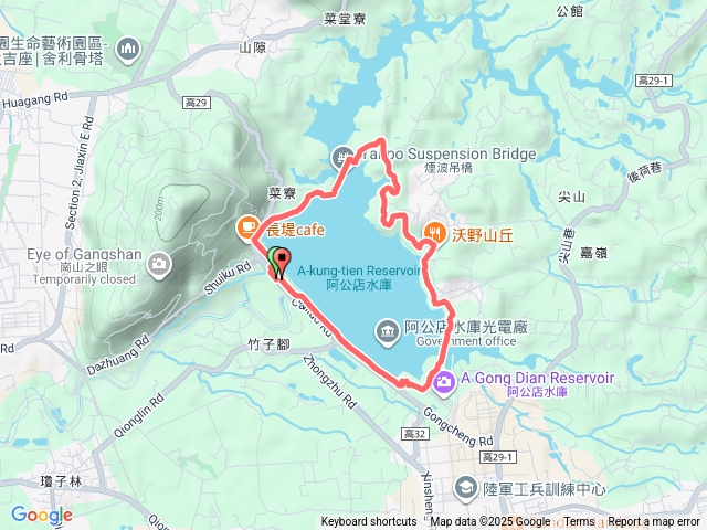 阿公店水庫環湖步道預覽圖