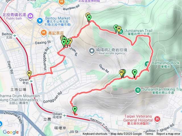 軍艦岩、丹鳳山O繞