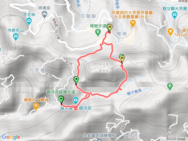 銀河登山口至德高亭O型
