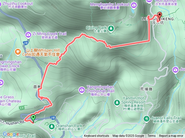 陽明總站-苗圃步道-冷水坑