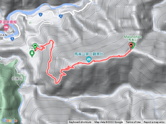 馬崙山登頂 走果園入山