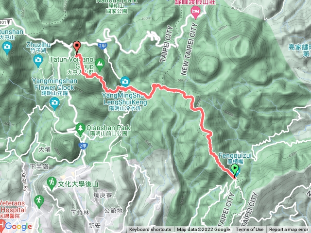 台北大縱走第三段風櫃嘴至小油坑
