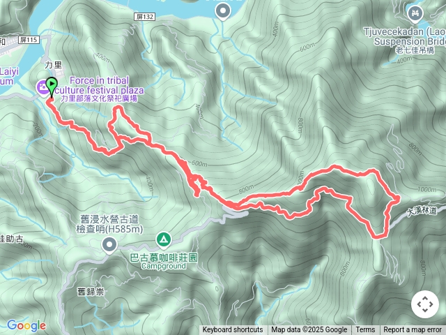 力里圓山森林登山入口