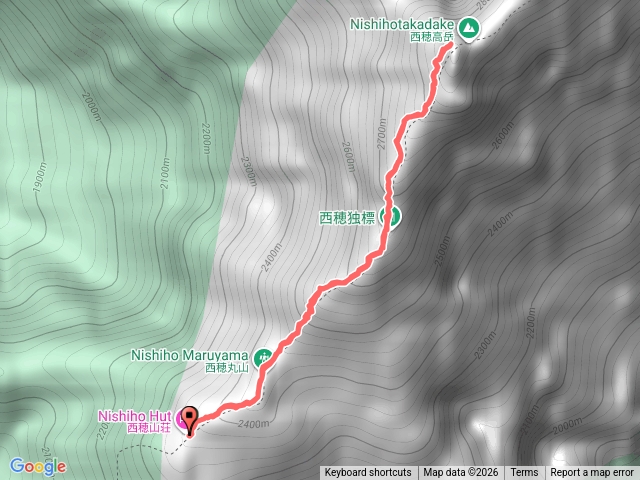 日本冬季攀登(北阿爾卑斯飛驒山脈)之西穗山莊-丸山-獨標-西穗高岳