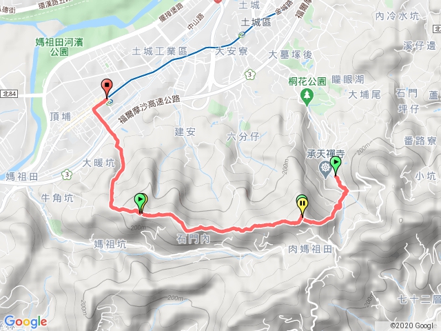 土城：天上山系之火焰山、媽祖山(大暖尖)縱走