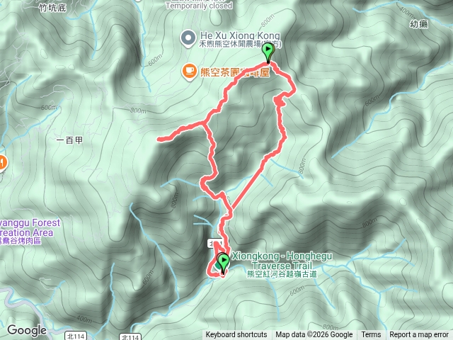 熊空林道竹坑山連走熊空山小0繞
