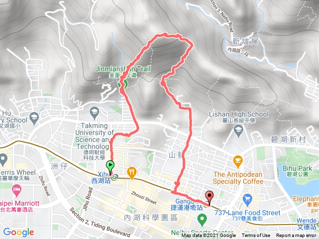 1100409 內湖金面山