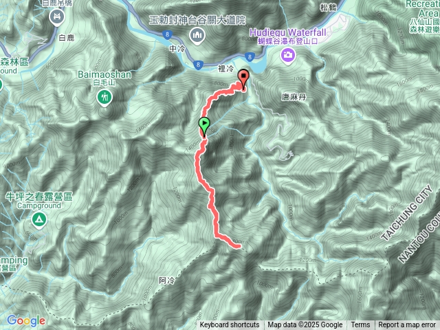 台中和平四壯士平台阿冷山北北峰阿冷山前鋒阿冷山中阿冷山阿冷山東南峰預覽圖
