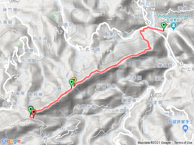 筆架連峰 （石碇-筆架連峰步道入口）