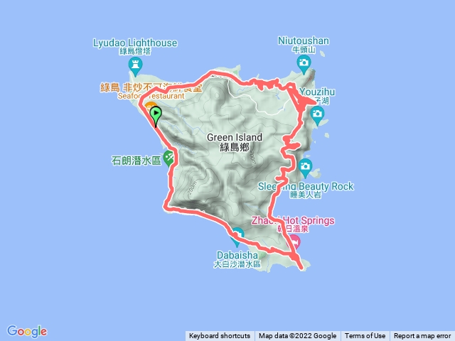 綠島圖徒步環島預覽圖