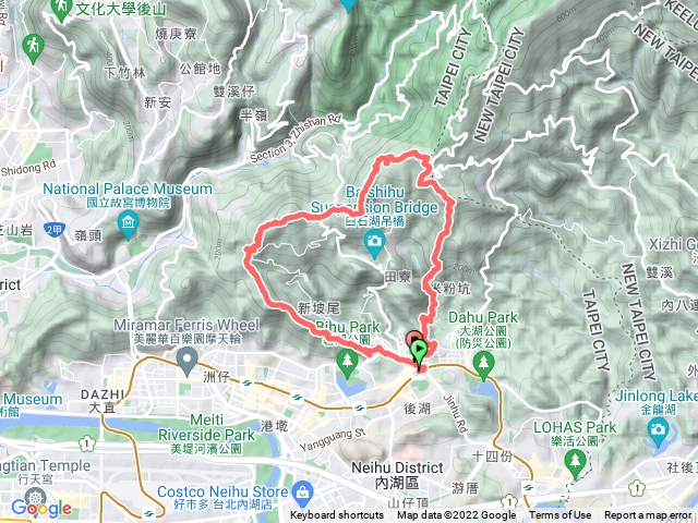 內湖單心縱走