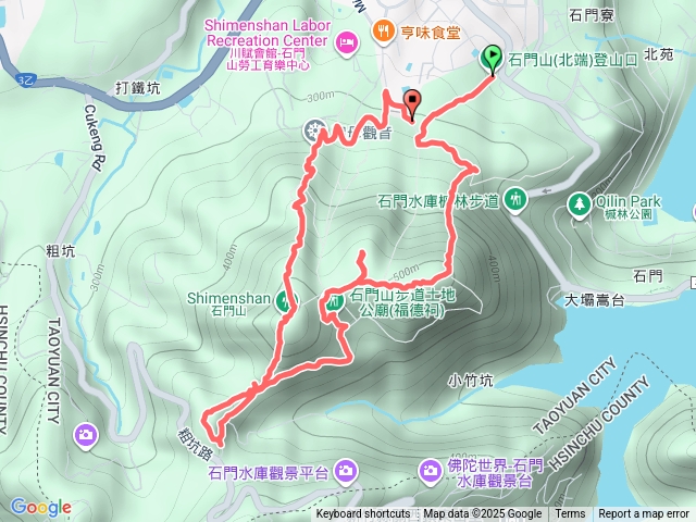 太平山-清水坑山-小粗坑山-石門山-觀音像