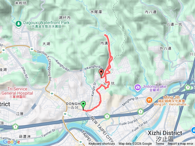 東湖樂活公園-內溝溪步道-五分埤-內溝溪生態館預覽圖