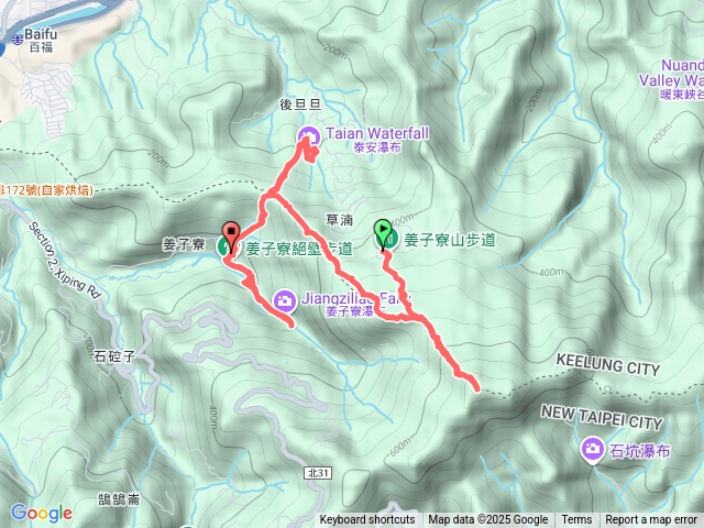 姜子寮山-泰安瀑布-姜子寮絕壁預覽圖