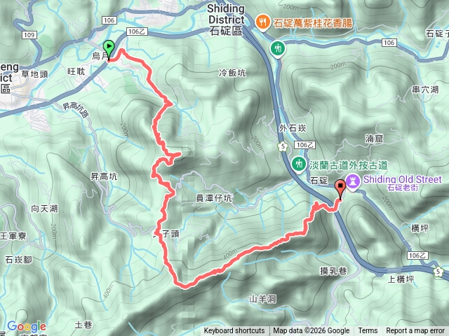 烏龜縱走（烏月山+  炙子頭山+西帽子岩+石龜嶺）預覽圖