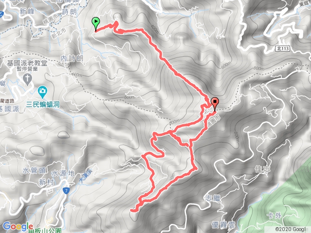 內詩朗山縱走金平山