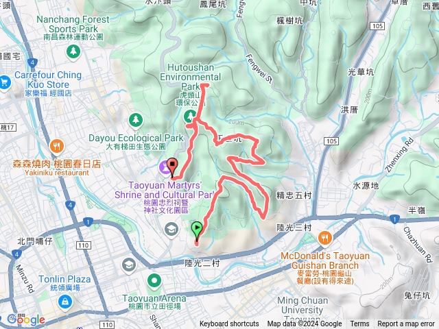 虎頭山10連峰