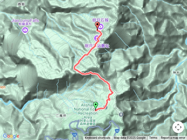 阿里山眠月線石猴站