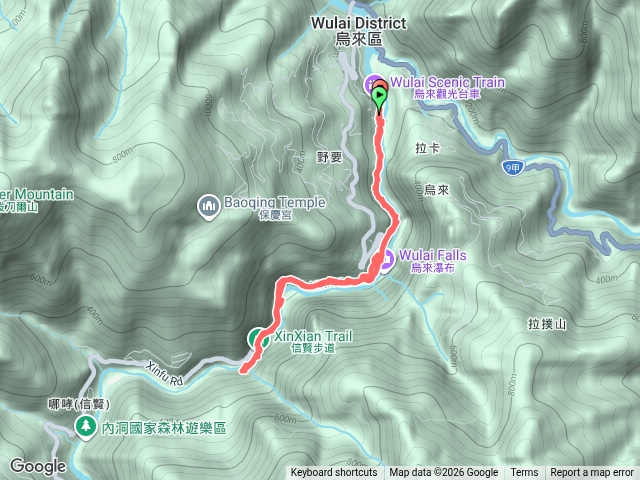 烏來瀑布信賢吊橋