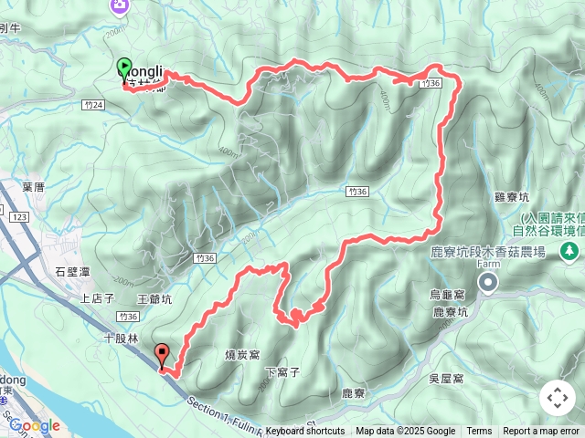 2025 04 26 飛茄三爺八連峰縱走.約7時..