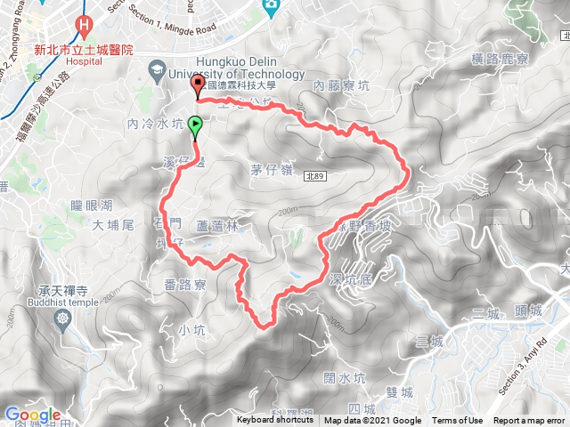 太極嶺～內冷水山