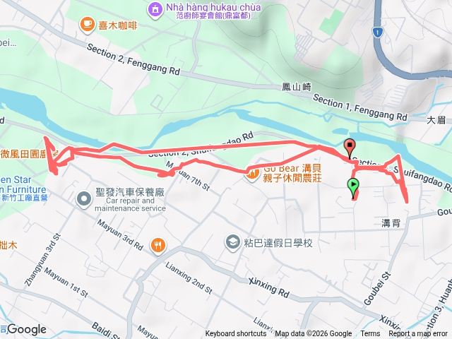 鳳山溪堤防步道健走