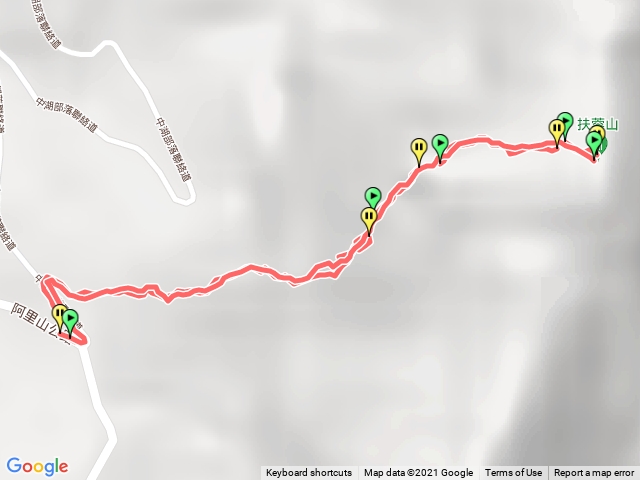 迷糊步道停車場往返芙蓉山